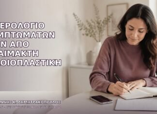Ημερολόγιο Συμπτωμάτων πριν από Αναίμακτη Αιδοιοπλαστική