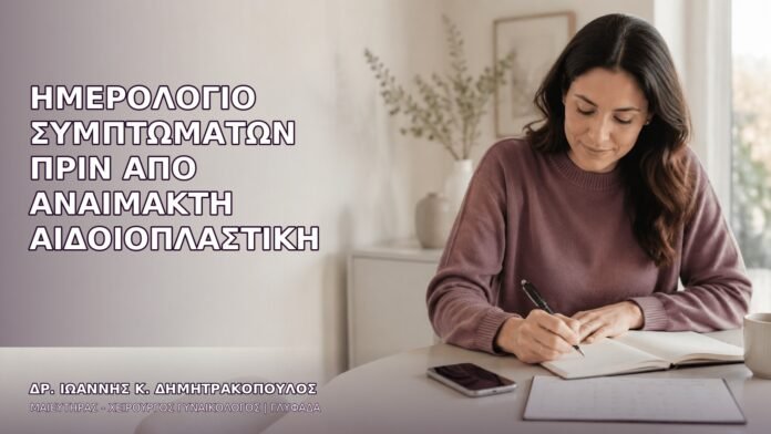 anaimakti-aidoioplastiki-1514 Ημερολόγιο Συμπτωμάτων πριν από Αναίμακτη Αιδοιοπλαστική