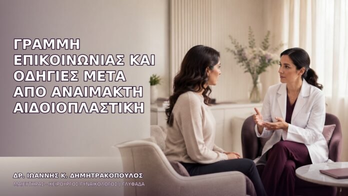 anaimakti-aidoioplastiki-1517 Γραμμή Επικοινωνίας και Οδηγίες μετά από Αναίμακτη Αιδοιοπλαστική