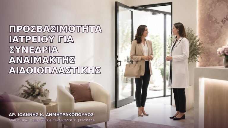 Προσβασιμότητα Ιατρείου για Συνεδρία Αναίμακτης Αιδοιοπλαστικής