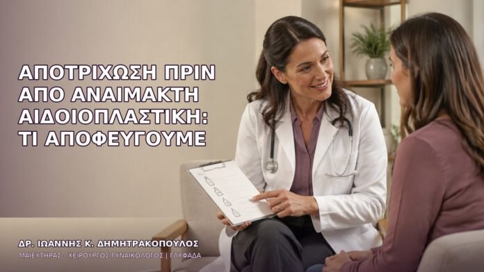anaimakti-aidoioplastiki-1524 Αποτρίχωση πριν από Αναίμακτη Αιδοιοπλαστική: Τι Αποφεύγουμε