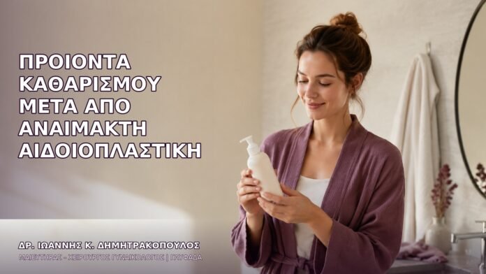 Προϊόντα Καθαρισμού μετά από Αναίμακτη Αιδοιοπλαστική