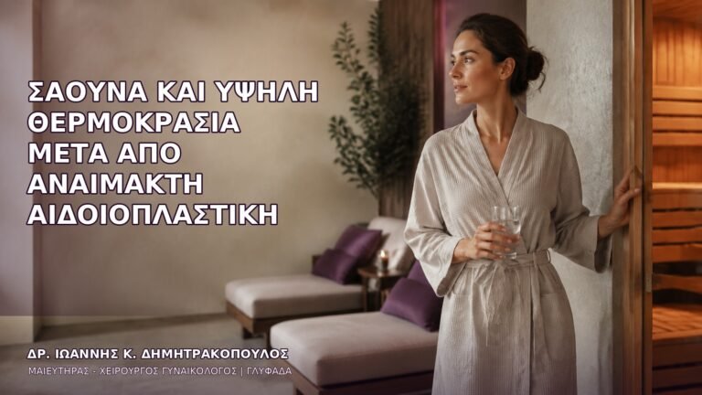 Σάουνα και Υψηλή Θερμοκρασία μετά από Αναίμακτη Αιδοιοπλαστική