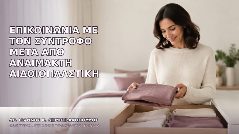 Επικοινωνία με τον Σύντροφο μετά από Αναίμακτη Αιδοιοπλαστική