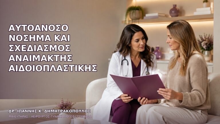Αυτοάνοσο Νόσημα και Σχεδιασμός Αναίμακτης Αιδοιοπλαστικής