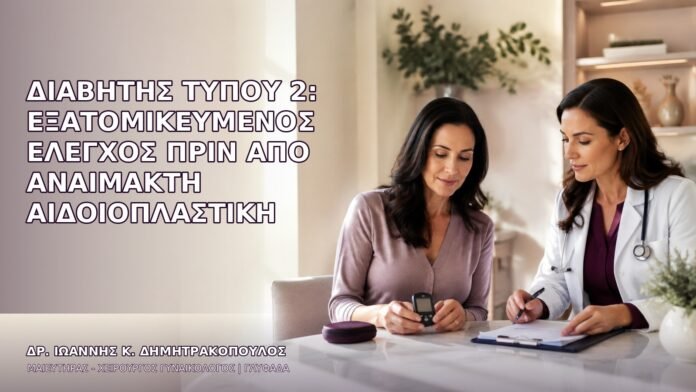 anaimakti-aidoioplastiki-1556 Διαβήτης Τύπου 2: Εξατομικευμένος Έλεγχος πριν από Αναίμακτη Αιδοιοπλαστική
