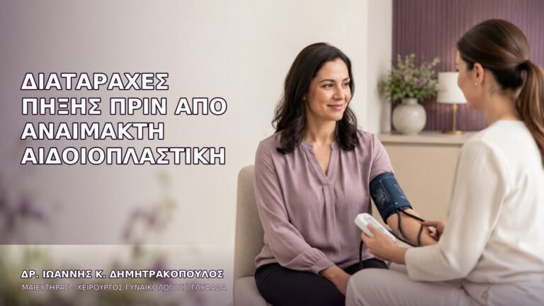 Διαταραχές Πήξης πριν από Αναίμακτη Αιδοιοπλαστική