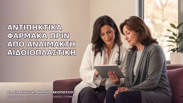 Αντιπηκτικά Φάρμακα πριν από Αναίμακτη Αιδοιοπλαστική
