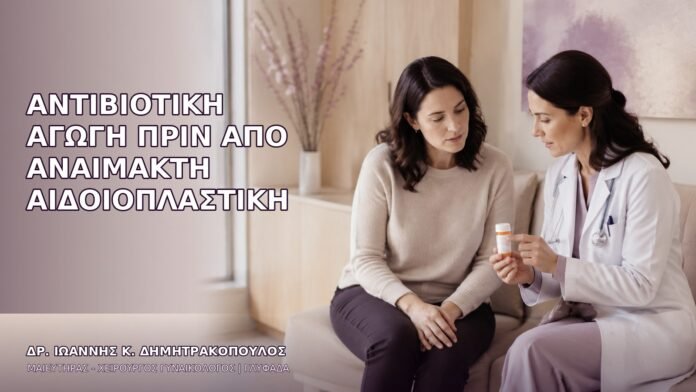 Αντιβιοτική Αγωγή πριν από Αναίμακτη Αιδοιοπλαστική