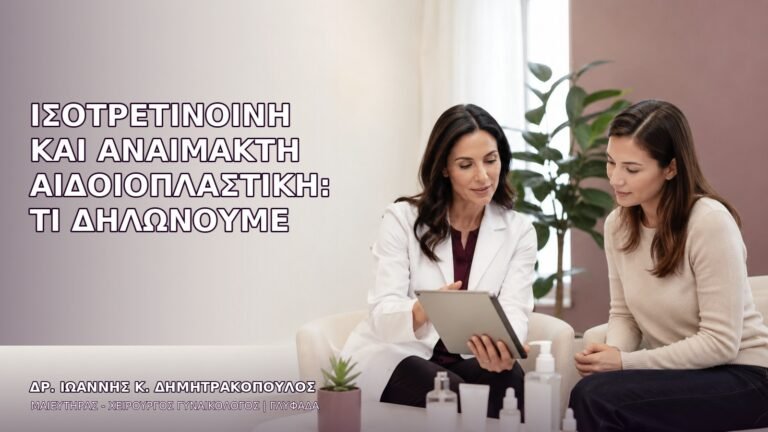Ισοτρετινοΐνη και Αναίμακτη Αιδοιοπλαστική: Τι Δηλώνουμε