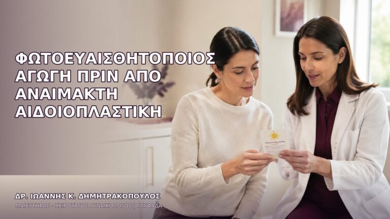 Φωτοευαισθητοποιός Αγωγή πριν από Αναίμακτη Αιδοιοπλαστική