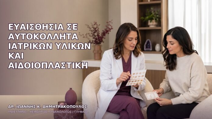 anaimakti-aidoioplastiki-1571 Ευαισθησία σε Αυτοκόλλητα Ιατρικών Υλικών και Αιδοιοπλαστική