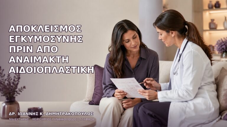 Αποκλεισμός Εγκυμοσύνης πριν από Αναίμακτη Αιδοιοπλαστική