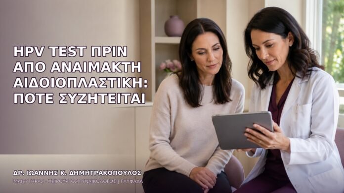 anaimakti-aidoioplastiki-1576 HPV Test πριν από Αναίμακτη Αιδοιοπλαστική: Πότε Συζητείται