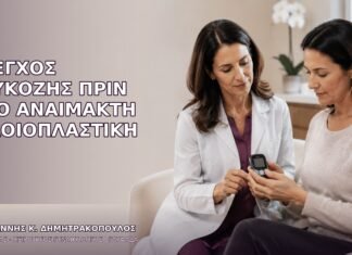 Έλεγχος Γλυκόζης πριν από Αναίμακτη Αιδοιοπλαστική