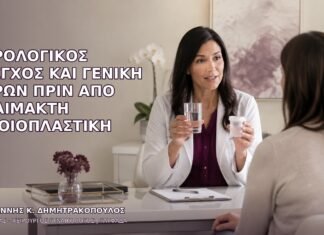 Ουρολογικός Έλεγχος και Γενική Ούρων πριν από Αναίμακτη Αιδοιοπλαστική