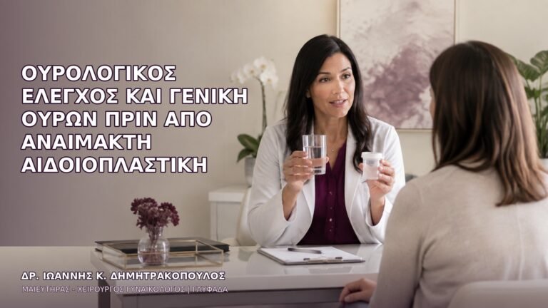 Ουρολογικός Έλεγχος και Γενική Ούρων πριν από Αναίμακτη Αιδοιοπλαστική