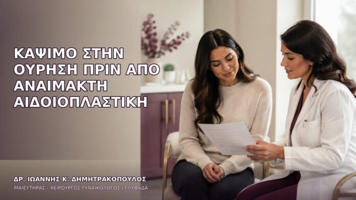 Κάψιμο στην Ούρηση πριν από Αναίμακτη Αιδοιοπλαστική