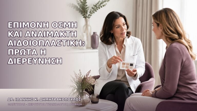 Επίμονη Οσμή και Αναίμακτη Αιδοιοπλαστική: Πρώτα η Διερεύνηση