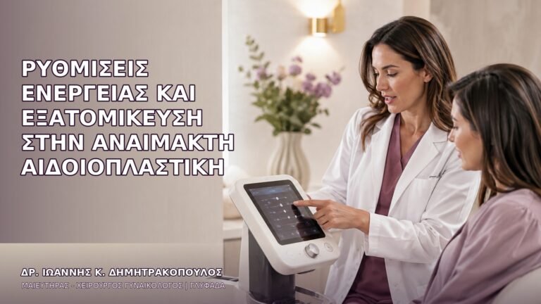 Ρυθμίσεις Ενέργειας και Εξατομίκευση στην Αναίμακτη Αιδοιοπλαστική