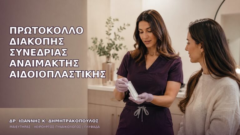 Πρωτόκολλο Διακοπής Συνεδρίας Αναίμακτης Αιδοιοπλαστικής