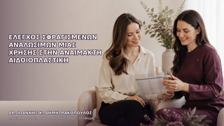 Έλεγχος Σφραγισμένων Αναλωσίμων Μίας Χρήσης στην Αναίμακτη Αιδοιοπλαστική