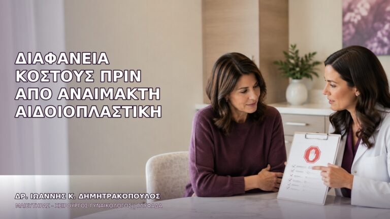 Διαφάνεια Κόστους πριν από Αναίμακτη Αιδοιοπλαστική