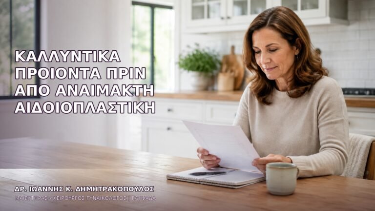 Καλλυντικά Προϊόντα πριν από Αναίμακτη Αιδοιοπλαστική