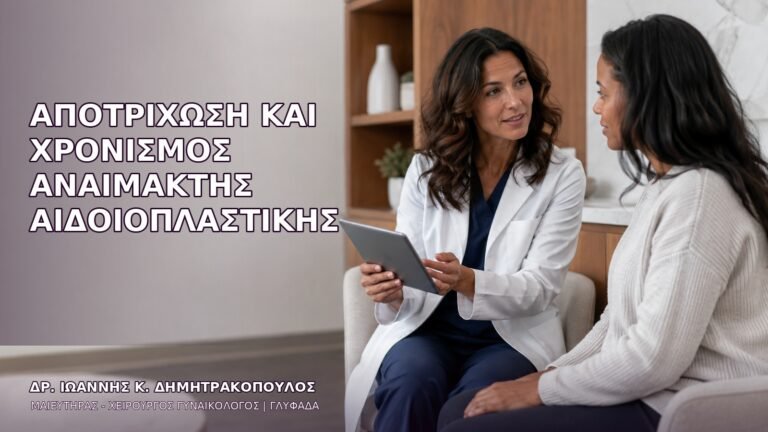 Αποτρίχωση και Χρονισμός Αναίμακτης Αιδοιοπλαστικής