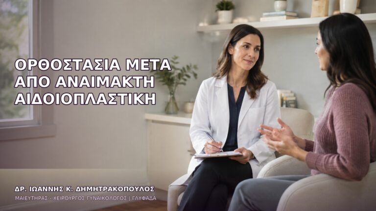 Ορθοστασία μετά από Αναίμακτη Αιδοιοπλαστική