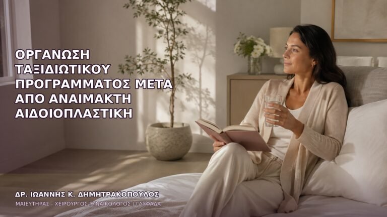 Οργάνωση Ταξιδιωτικού Προγράμματος μετά από Αναίμακτη Αιδοιοπλαστική