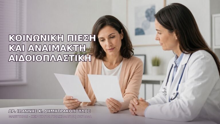 Κοινωνική Πίεση και Αναίμακτη Αιδοιοπλαστική
