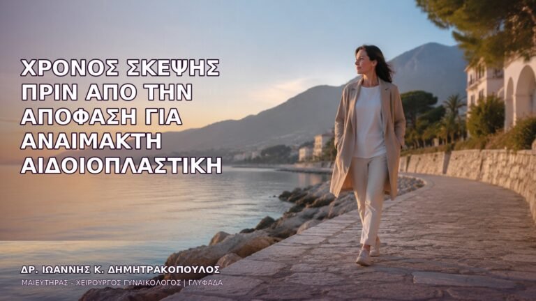 Χρόνος Σκέψης πριν από την Απόφαση για Αναίμακτη Αιδοιοπλαστική