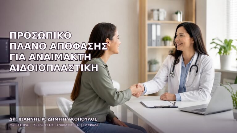 Προσωπικό Πλάνο Απόφασης για Αναίμακτη Αιδοιοπλαστική