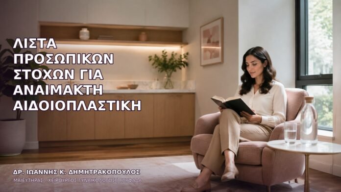 anaimakti-aidoioplastiki-1658 Λίστα Προσωπικών Στόχων για Αναίμακτη Αιδοιοπλαστική