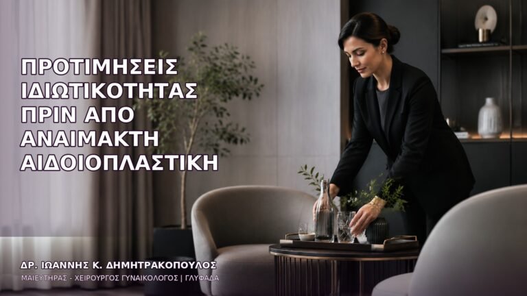 Προτιμήσεις Ιδιωτικότητας πριν από Αναίμακτη Αιδοιοπλαστική