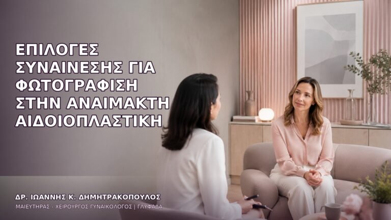 Επιλογές Συναίνεσης για Φωτογράφιση στην Αναίμακτη Αιδοιοπλαστική