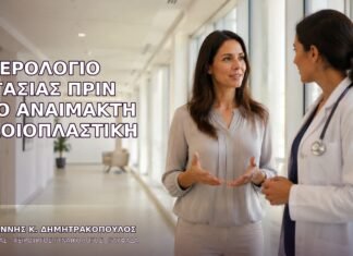 Ημερολόγιο Εργασίας πριν από Αναίμακτη Αιδοιοπλαστική