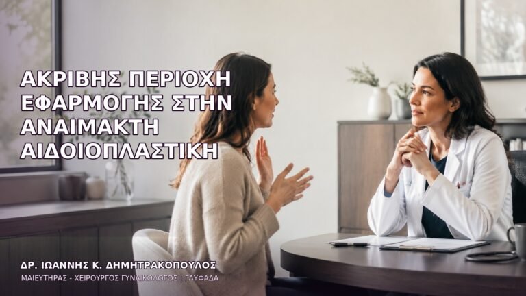 Ακριβής Περιοχή Εφαρμογής στην Αναίμακτη Αιδοιοπλαστική