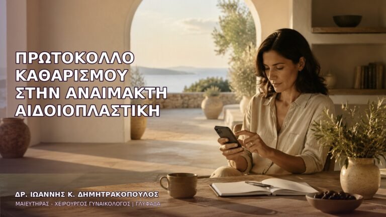 Πρωτόκολλο Καθαρισμού στην Αναίμακτη Αιδοιοπλαστική