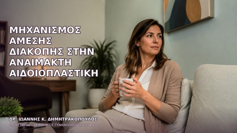 Μηχανισμός Άμεσης Διακοπής στην Αναίμακτη Αιδοιοπλαστική
