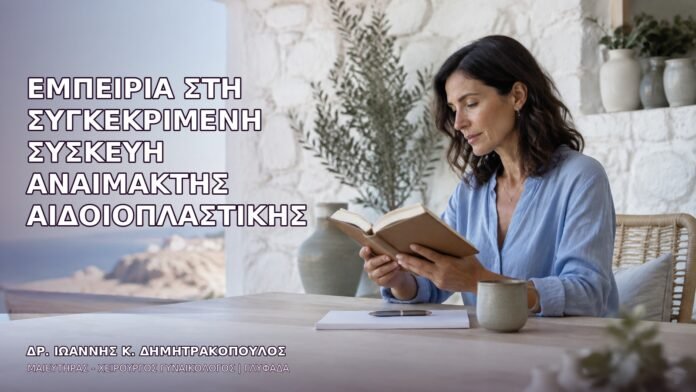Εμπειρία στη Συγκεκριμένη Συσκευή Αναίμακτης Αιδοιοπλαστικής