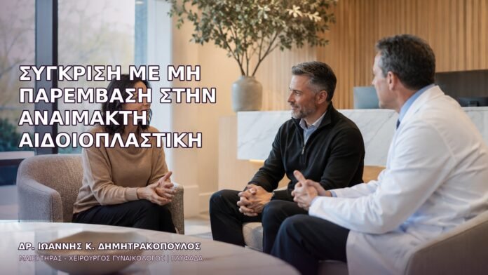 Σύγκριση με Μη Παρέμβαση στην Αναίμακτη Αιδοιοπλαστική