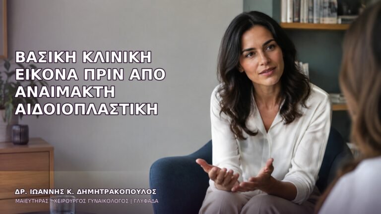 Βασική Κλινική Εικόνα πριν από Αναίμακτη Αιδοιοπλαστική