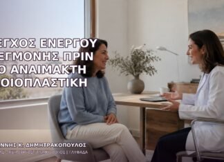 Έλεγχος Ενεργού Φλεγμονής πριν από Αναίμακτη Αιδοιοπλαστική Έλεγχος Ενεργού Φλεγμονής πριν από Αναίμακτη Αιδοιοπλαστική