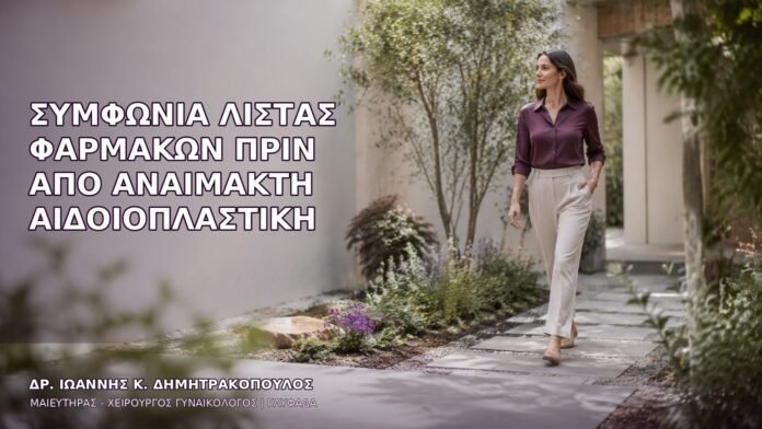 anaimakti-aidoioplastiki-1695 Συμφωνία Λίστας Φαρμάκων πριν από Αναίμακτη Αιδοιοπλαστική