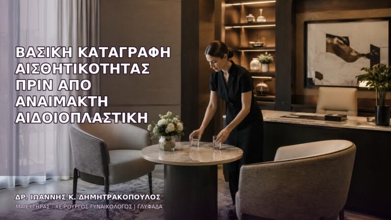 Βασική Καταγραφή Αισθητικότητας πριν από Αναίμακτη Αιδοιοπλαστική
