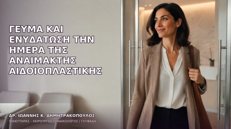 Γεύμα και Ενυδάτωση την Ημέρα της Αναίμακτης Αιδοιοπλαστικής