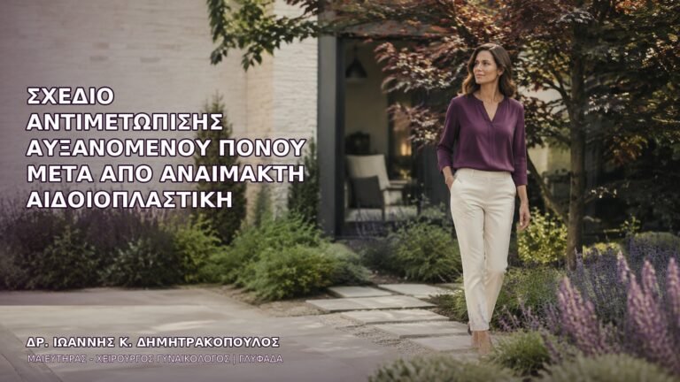 Σχέδιο Αντιμετώπισης Αυξανόμενου Πόνου μετά από Αναίμακτη Αιδοιοπλαστική