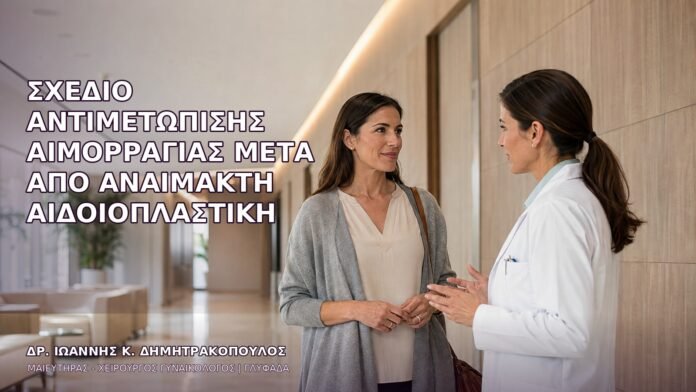 anaimakti-aidoioplastiki-1710 Σχέδιο Αντιμετώπισης Αιμορραγίας μετά από Αναίμακτη Αιδοιοπλαστική